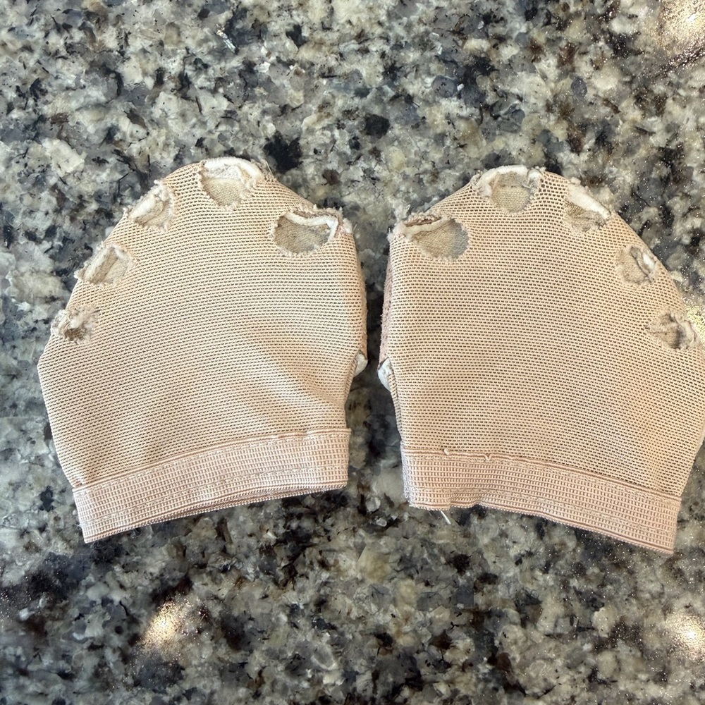 Dance Paws (light nude) size XS